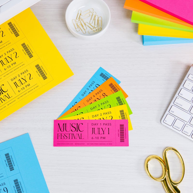 Astrobrights Mega Collection, Colored Cardstock,"Brilliant" 5-Color Assortment, 320 Sheets, 65 lb/176 gsm, 8.5" x 11" - MORE SHEETS! (91687), Assorted - Image 3